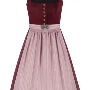 Dirndl ROSANNA (65 cm) ~ 34 ~ dunkelrot