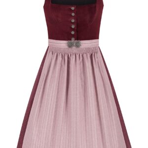 Dirndl ROSANNA (65 cm) ~ 34 ~ dunkelrot