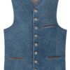 Trachtenweste JOHANNES ~ 46 ~ blaugrau