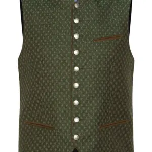 Trachtenweste oliv braun Johann 014535 - slimfit ~ 94