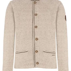 Trachten Strickjacke natur meliert Ferdi 013720 ~ 44