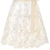 Dirndlschürze aus Blumenspitze (50 cm) ~ S ~ creme