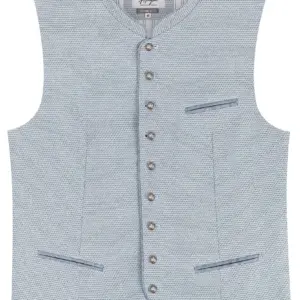 Trachtenweste JOEL (slim fit) ~ 44 ~ hellblau