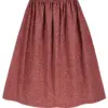 Dirndlschürze dezent gemustert (70 cm) ~ rot ~ S