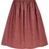Dirndlschürze dezent gemustert (70 cm) ~ rot ~ S