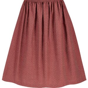 Dirndlschürze dezent gemustert (70 cm) ~ S ~ rot
