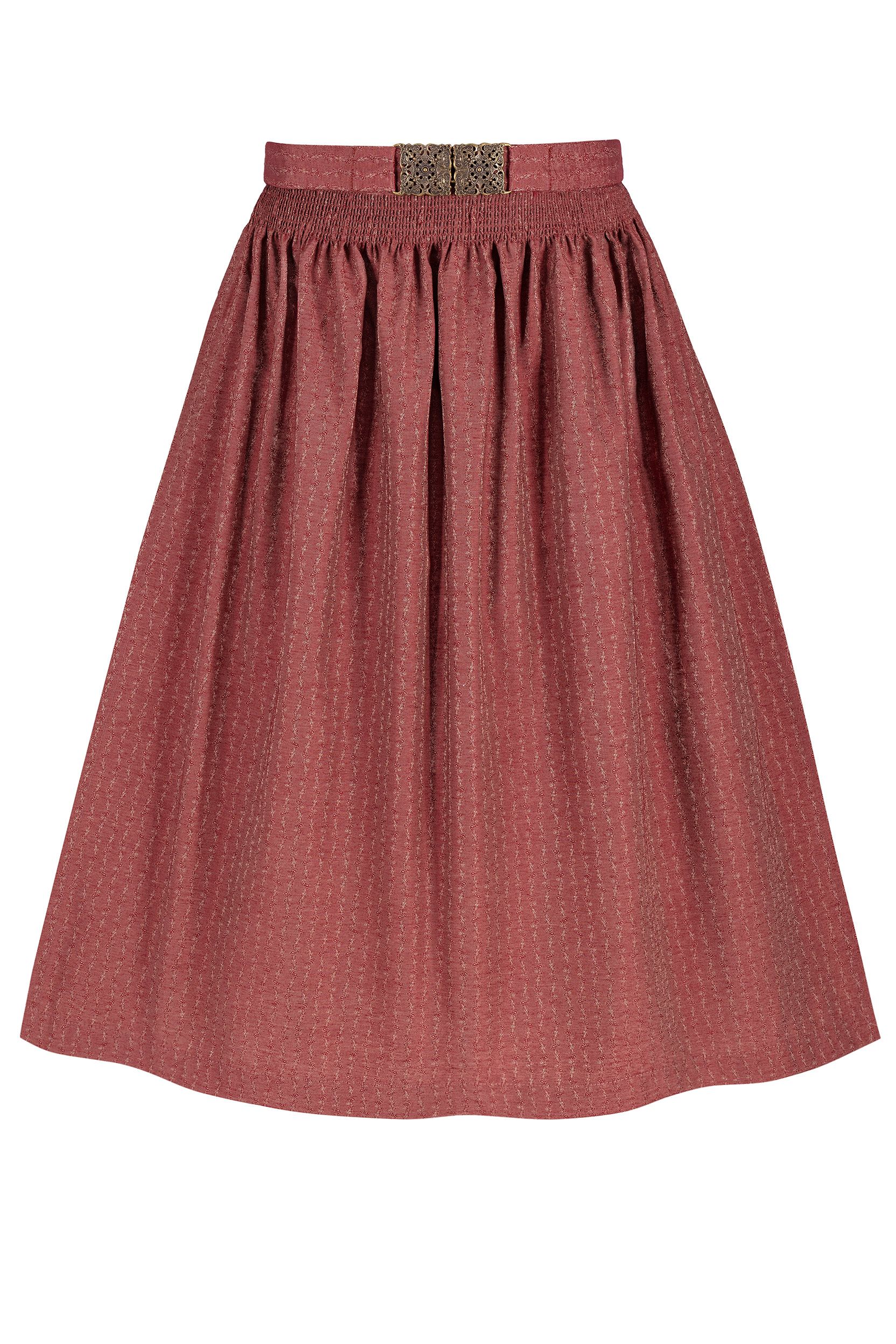 Dirndlschürze dezent gemustert (70 cm) ~ rot ~ S