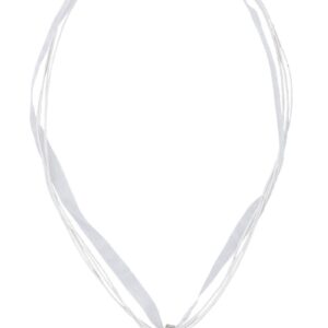 Collier mit Edelweissanhänger 000157 ~ weiß