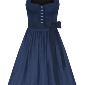 Dirndl TEGERNSEE (65 cm) ~ 32 ~ dunkelblau