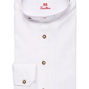 Trachtenhemd weiß SLIMFIT 112449 ~ XXL (45/46)