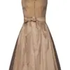 Midi Dirndl 65 cm beige braun Armila 010579 - limitiert ~ 44