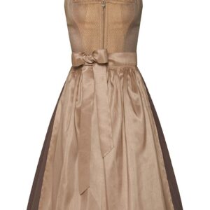 Midi Dirndl 65 cm beige braun Armila 010579 - limitiert ~ 44