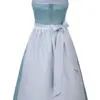 Dirndl BECHHOFEN (65 cm) capriblau ~ 42 ~ petrol