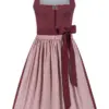 Midi Dirndl 65 cm dunkelrot altrosa Magdalena 014820 ~ 36