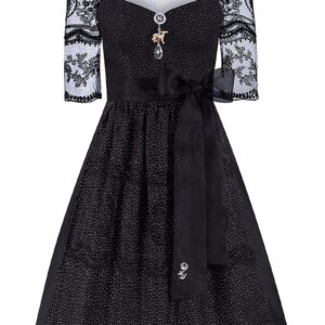 Midi Dirndl 70 cm schwarz Black Lady 016393 ~ 32