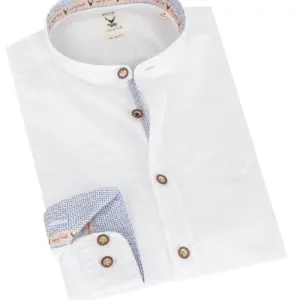 Trachtenhemd OLIVER (slim fit) ~ blau ~ XL