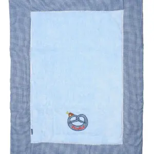 Krabbeldecke BREZEL ~ blau