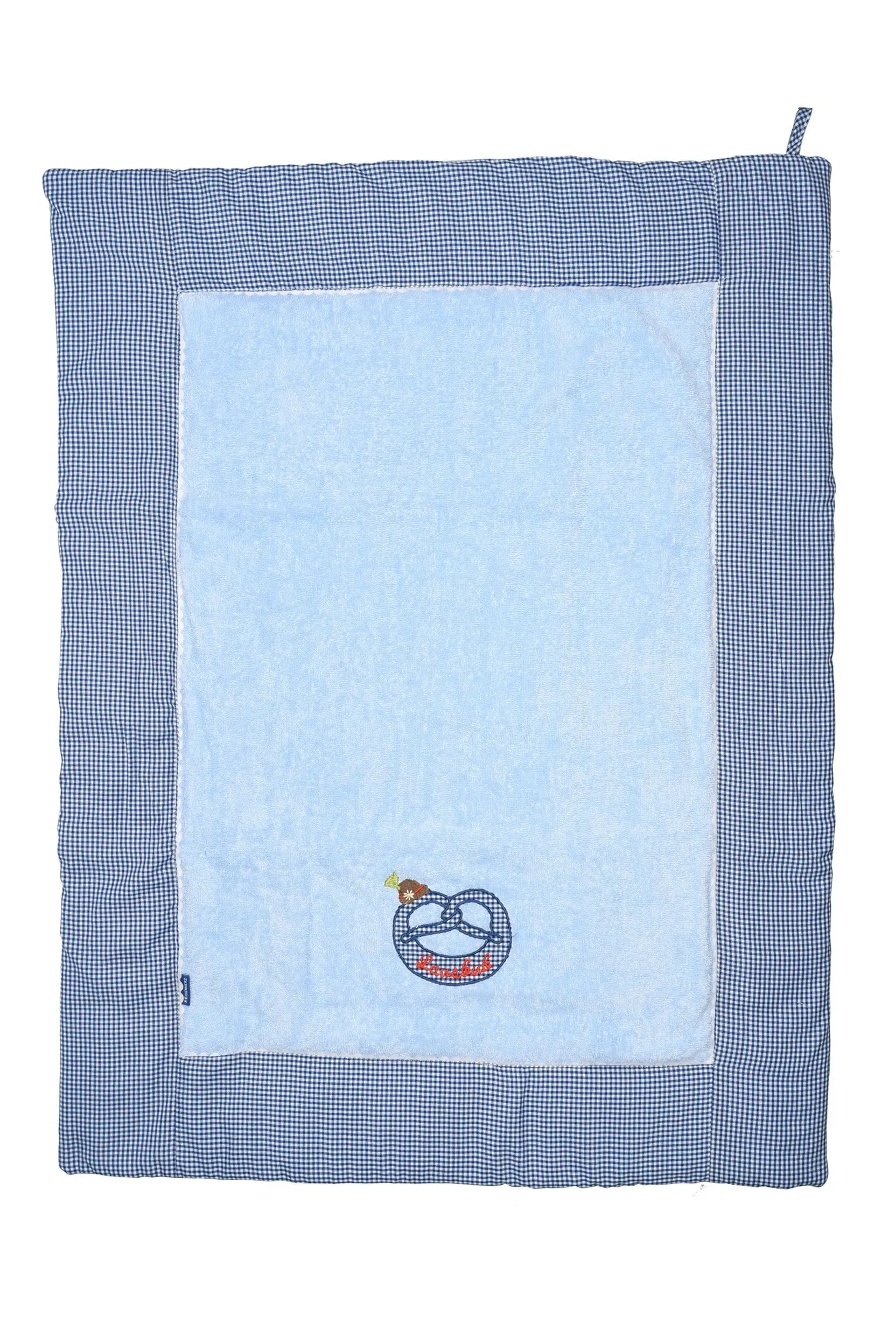 Krabbeldecke BREZEL ~ blau