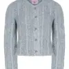 Mädchen Trachten Strickjacke blaugrau Alia 015293 ~ 92