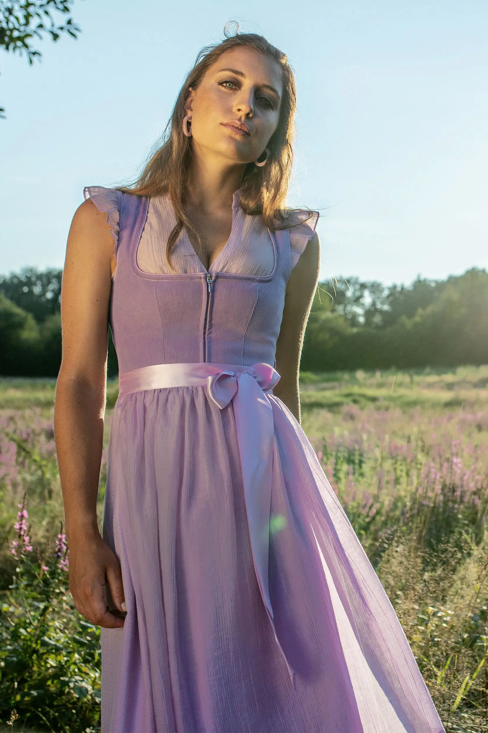 Dirndl HOFSTETTEN (65 cm) flieder ~ 46 ~ flieder