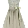 Dirndl MARIELLA mit Leinen (70 cm) ~ salbei ~ 32