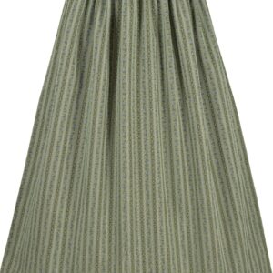 Dirndlschürze mit Blumenmuster (90 cm) ~ S ~ salbei