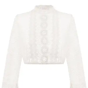 Dirndlbluse Spitze creme 011697 ~ 30