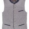 Trachtenweste blau grau Franz 016083 ~ 48