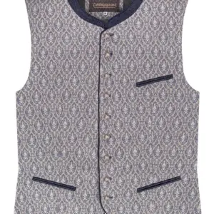Trachtenweste blau grau Franz 016083 ~ 48