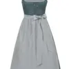 Dirndl BECHHOFEN (65 cm) tanne ~ 38 ~ Dunkelgrün