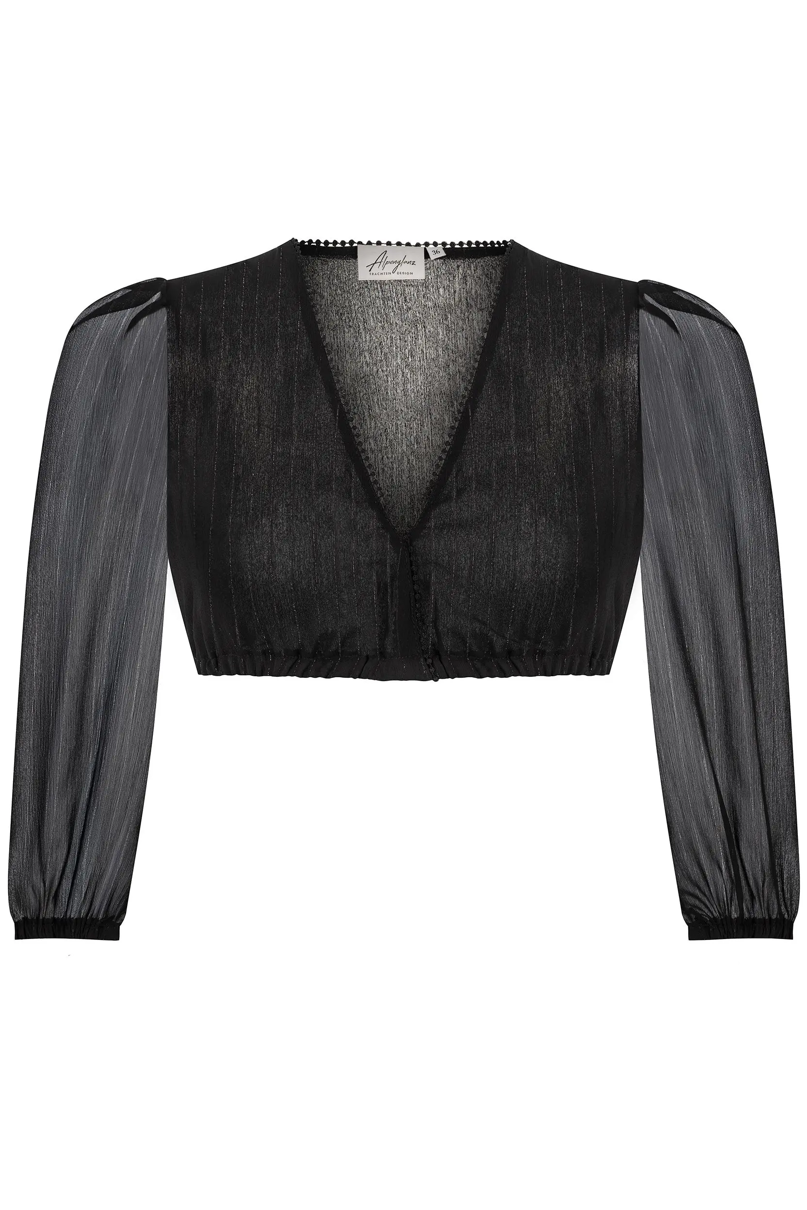 Dirndlbluse MATHILDA ~ 32 ~ schwarz