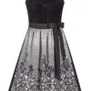 Dirndl ISOLDE (70 cm) ~ 32 ~ schwarz