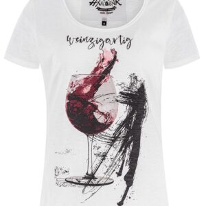 Trachtenshirt WEINZIGARTIG ~ XS