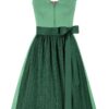 Dirndl ZENZI (65 cm) mit abnehmbaren Flügelärmeln ~ 30 ~ grün