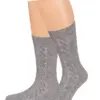 Trachtensocken kurz hellgrau 011214 ~ 36-38