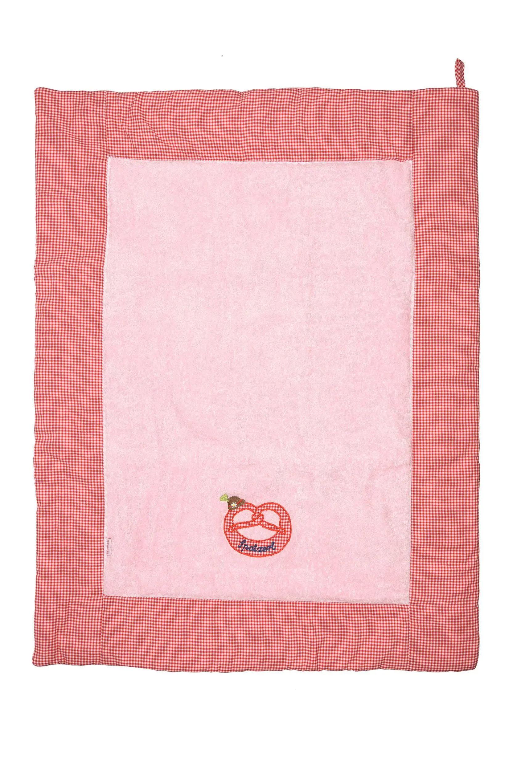 Krabbeldecke BREZEL ~ rosa