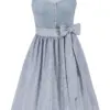 Dirndl VICTORIA (65 cm) ~ 42 ~ hellblau