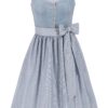 Dirndl VICTORIA (65 cm) ~ 38 ~ hellblau