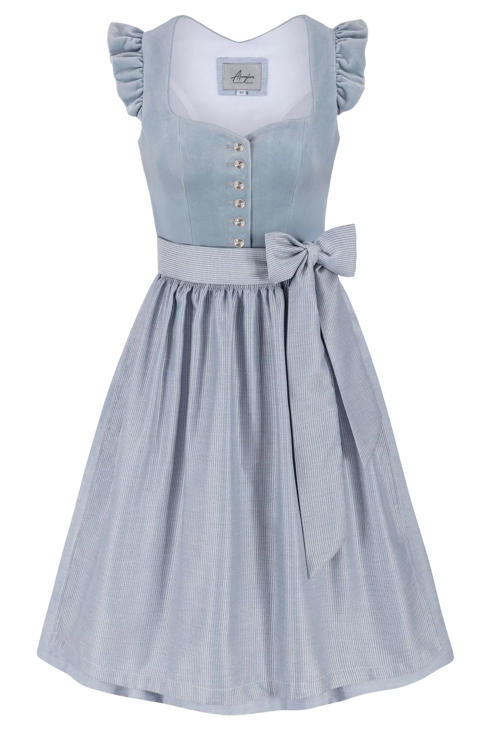 Dirndl VICTORIA (65 cm) ~ 44 ~ hellblau
