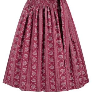 Dirndlschürze mit Blumenranken (65 cm) ~ M