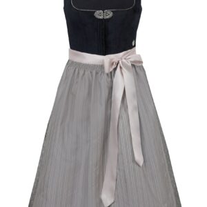 Dirndl ÜBERSEE (65 cm) schwarz coffee ~ 30 ~ schwarz taupe