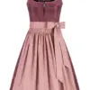 Midi Dirndl 70 cm aubergine altrosa Mariella 016587 - limitiert ~ 36