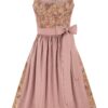Dirndl in Leinenoptik (70 cm) ~ 40 ~ rost