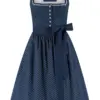 Midi Dirndl 65 cm Anni 011889 blau ~ 46