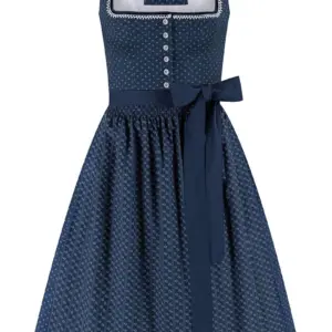 Midi Dirndl 65 cm Anni 011889 blau ~ 46