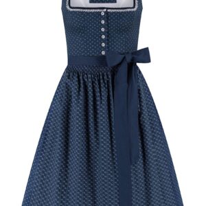 Midi Dirndl 65 cm Anni 011889 blau ~ 46
