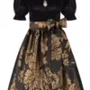 Dirndl DANIELLE (70 cm) ~ 34 ~ schwarz