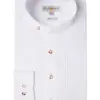 Trachtenhemd langarm weiß Leopold slimfit 111914 ~ 38