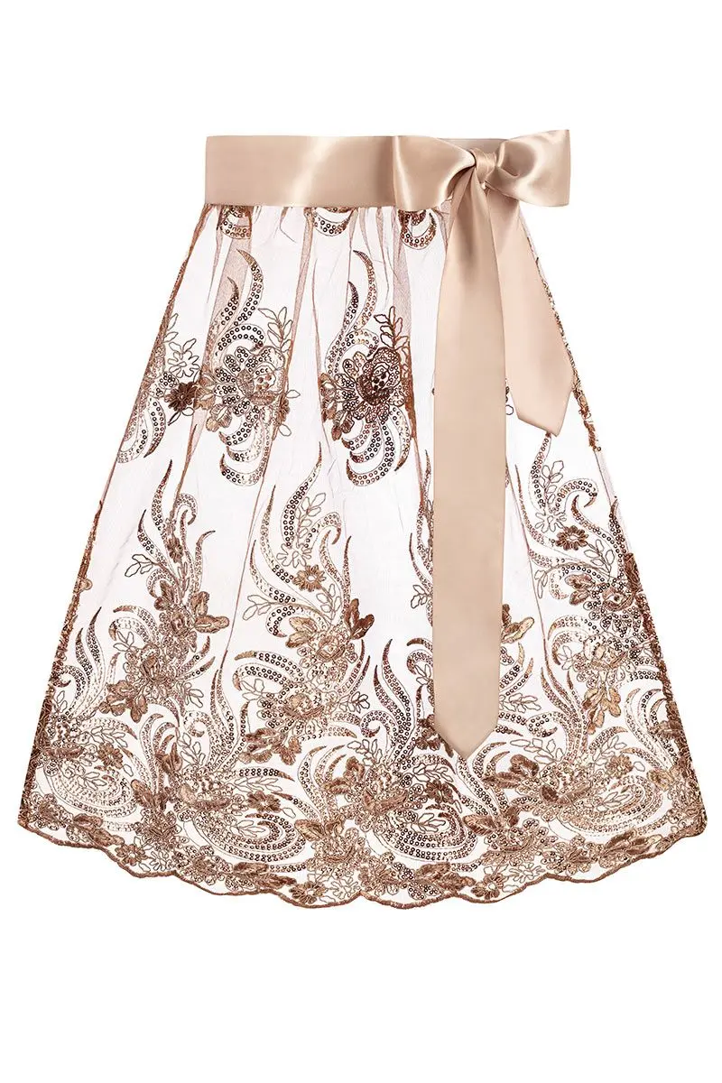 Dirndlschürze mit Spitze (65 cm) ~ S