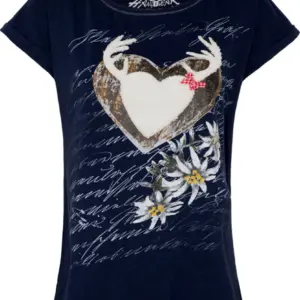 Trachtenshirt ANABEL ~ dunkelblau ~ S